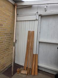 Parasolstang uden dug