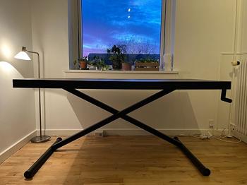 Hæve sænkebord med håndsving