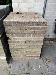 Betonfliser grå til terrasse eller indkørsel