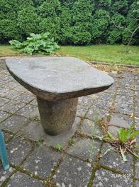 Havebord i natursten / granit stenbord