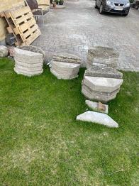 Beton kantsten til have og indkørsel