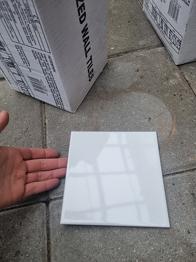 Glazed Wall Tiles vægfliser 15x15 cm hvid