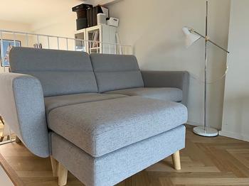 Sofa fra MyHome inkl puf