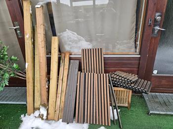 træ akustik komposit del