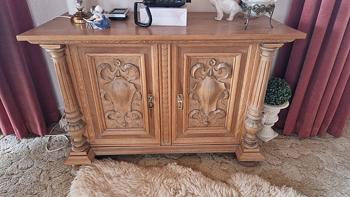 Egetræ skænk massiv afsyret eg