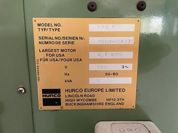 Hurco KM3P CNC horisontal fræser
