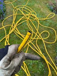 Ca 30m vandslange (gul)