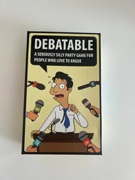 Debatable selskabsspil kortspil engelsk