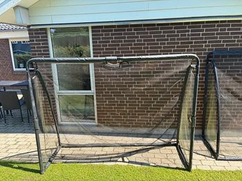 Gratis Fodboldmål med net til haven