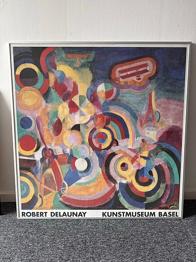 Robert Delaunay Kunstmuseum Basel plakat i ramme