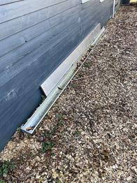 Tagrende metal og stål borg