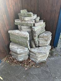 Brudplantesten - Knækfliser  ca 75 stk