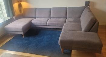 Venstrevendt hjørnesofa med chaiselong fra ILVA