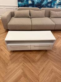 ILVA TV konsol bord hvid højglans