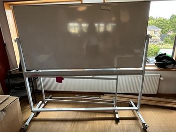 Whiteboard på hjul 200x100