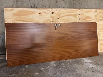 3 mahognifinerede døre fra Swedoor