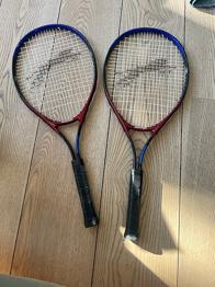 2 stk Slazenger Classic Twenty 5 tennisketcher rød/blå