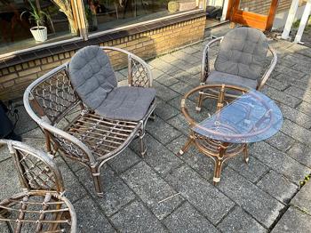 Havemøbler bambus / flet